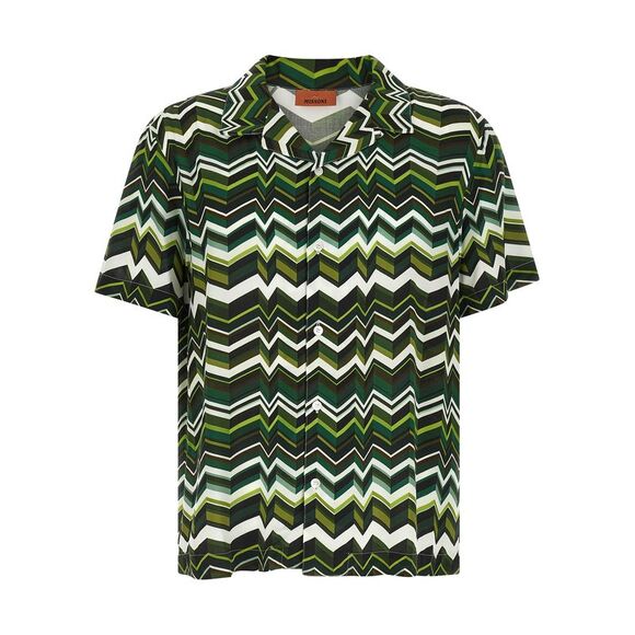 Missoni Men Irregular Zigzag Shirt - Picture 1 of 3